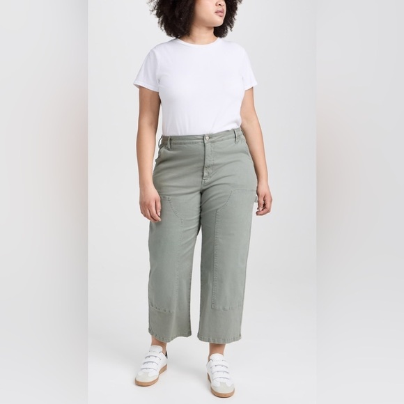 pistola Pants - Pistola Denim Ashton Pant in Wild Fern Size 32 Chinos Sage Green Ankle